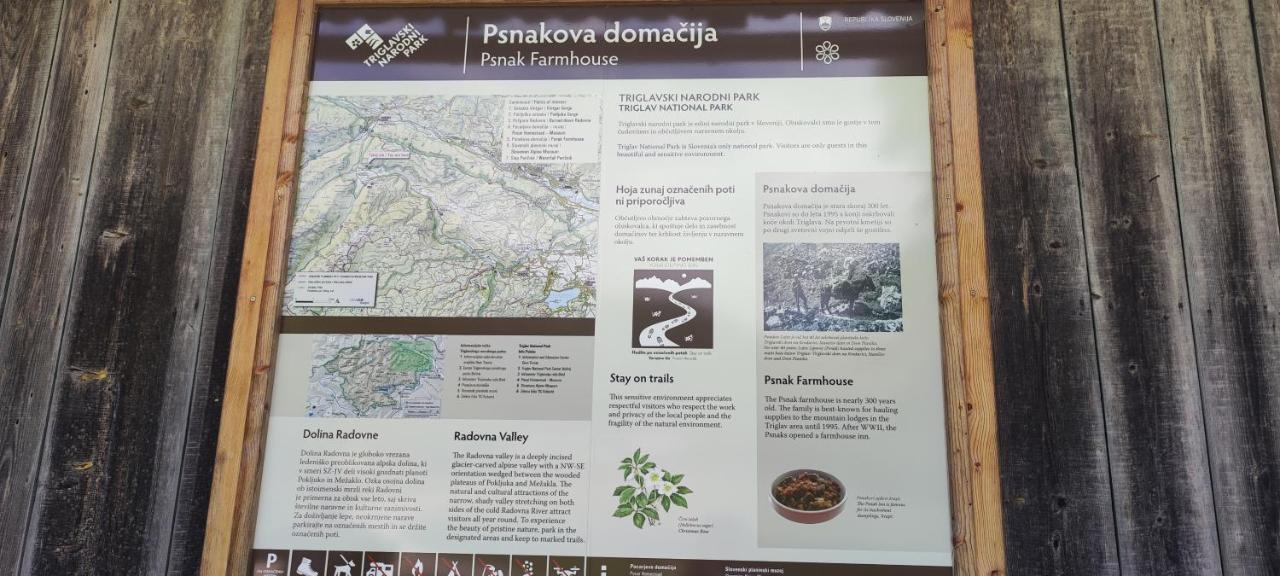 Turisticna Kmetija Psnak Apartamento Mojstrana Exterior foto